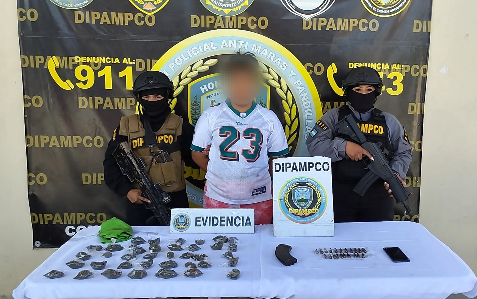 DIPAMPCO en coordinación con la DSTU logran la capturan a una