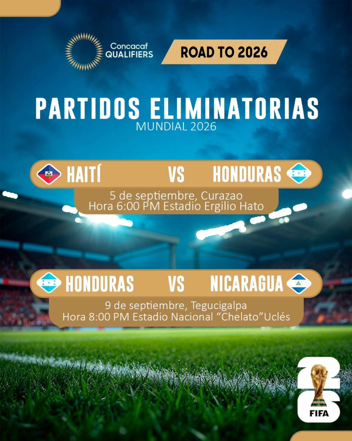 Calendario Partidos Eliminatorias
