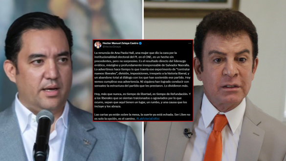 Héctor Zelaya y Salvador Nasralla